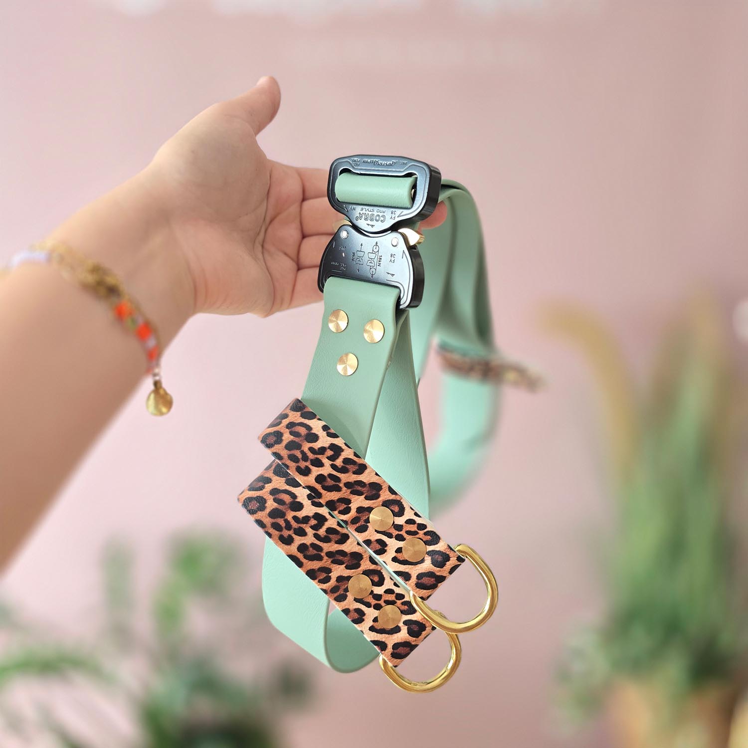 Gassigürtel Leo x Eukalyptus