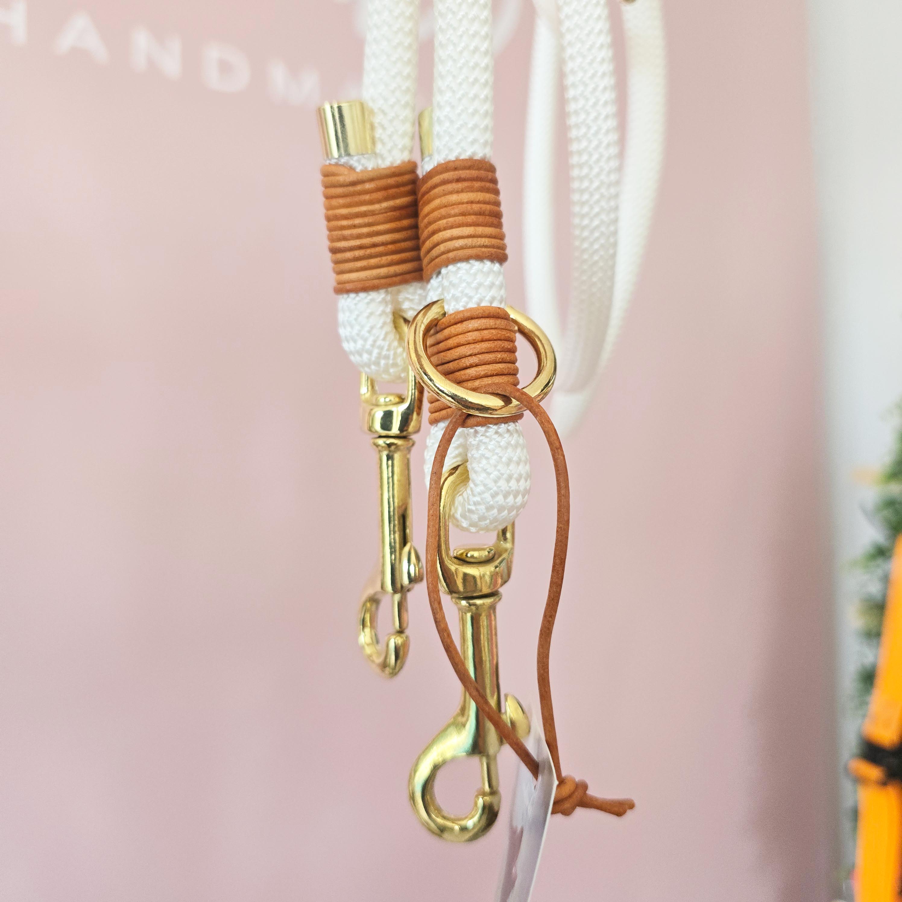 Hochzeitsleine 2,3m (mittlere Karabiner) Sonderfarbe