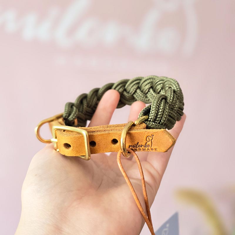 HU26-32cm Olive geflochten
