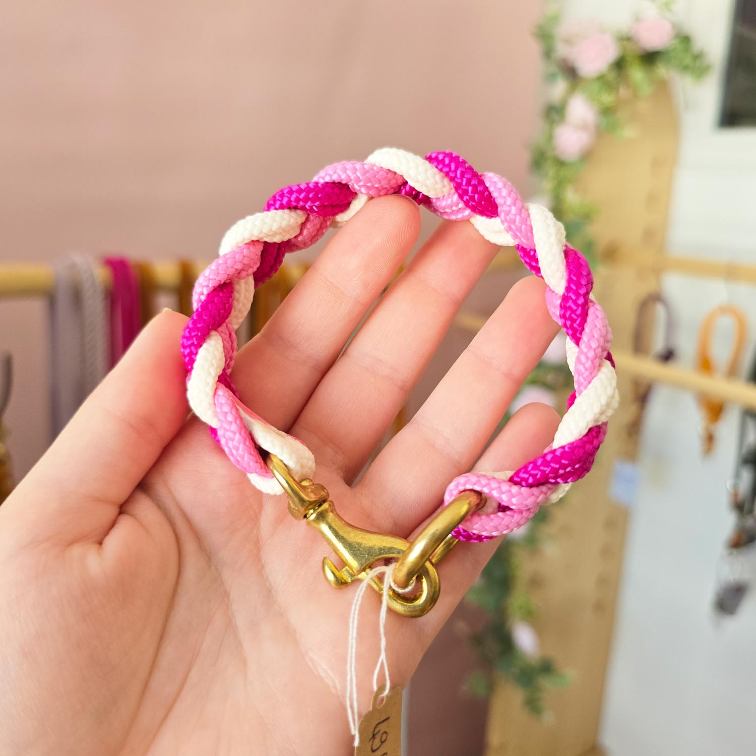 HU23cm Mini Mini Rose Rosa, Sahne, Fuchsia