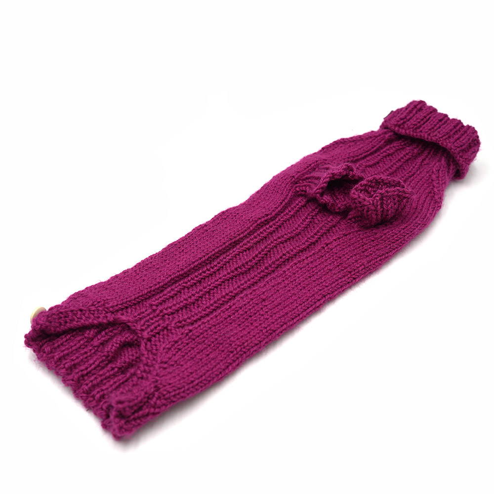 Pullover 34/35cm Beere Magenta (lang gestrickten Bauch)