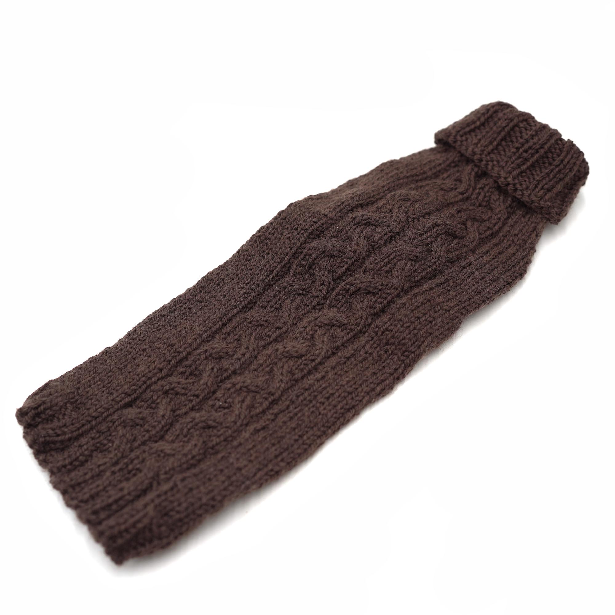 Pullover 36cm Dunkelbraun 