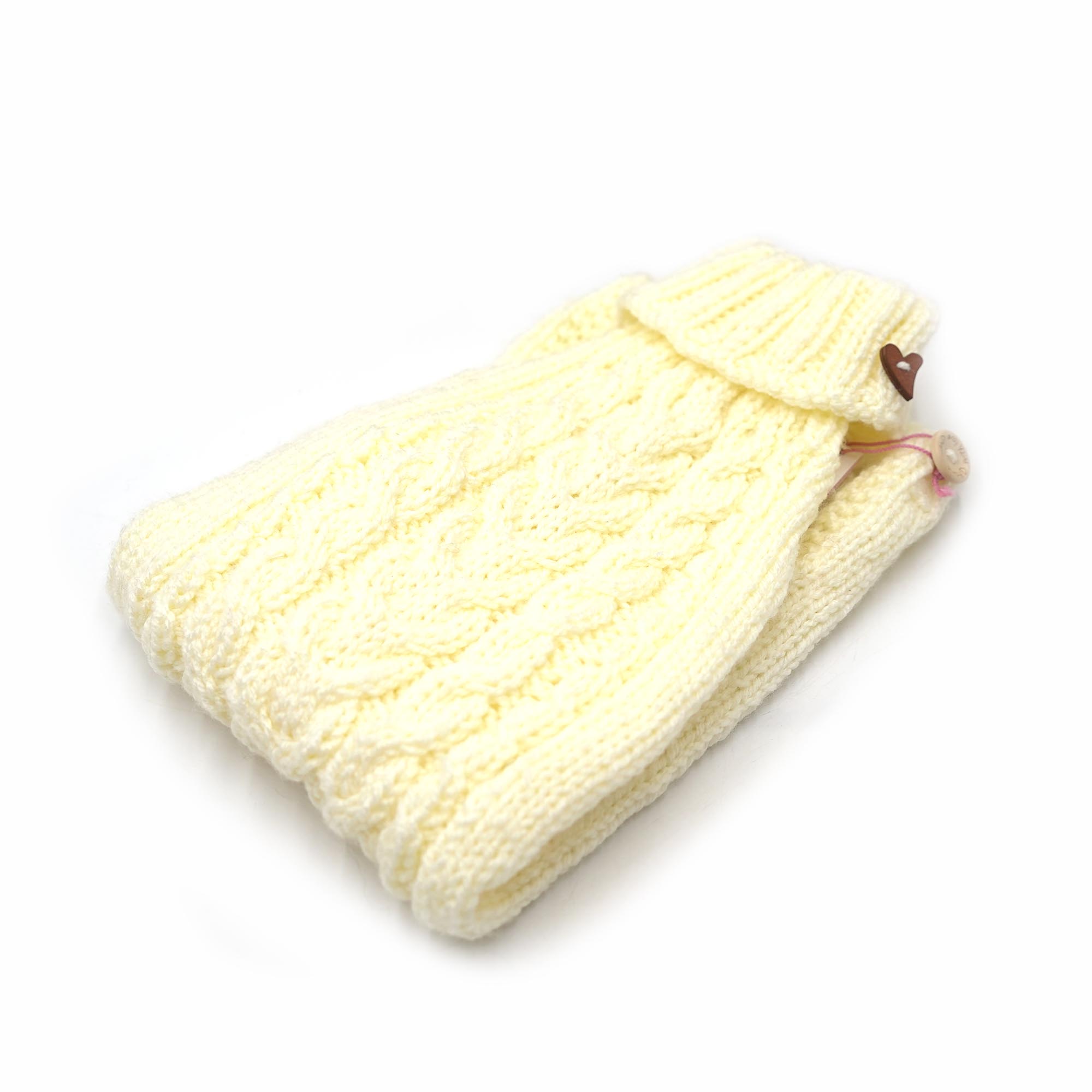 Pullover 44cm Naturweiß