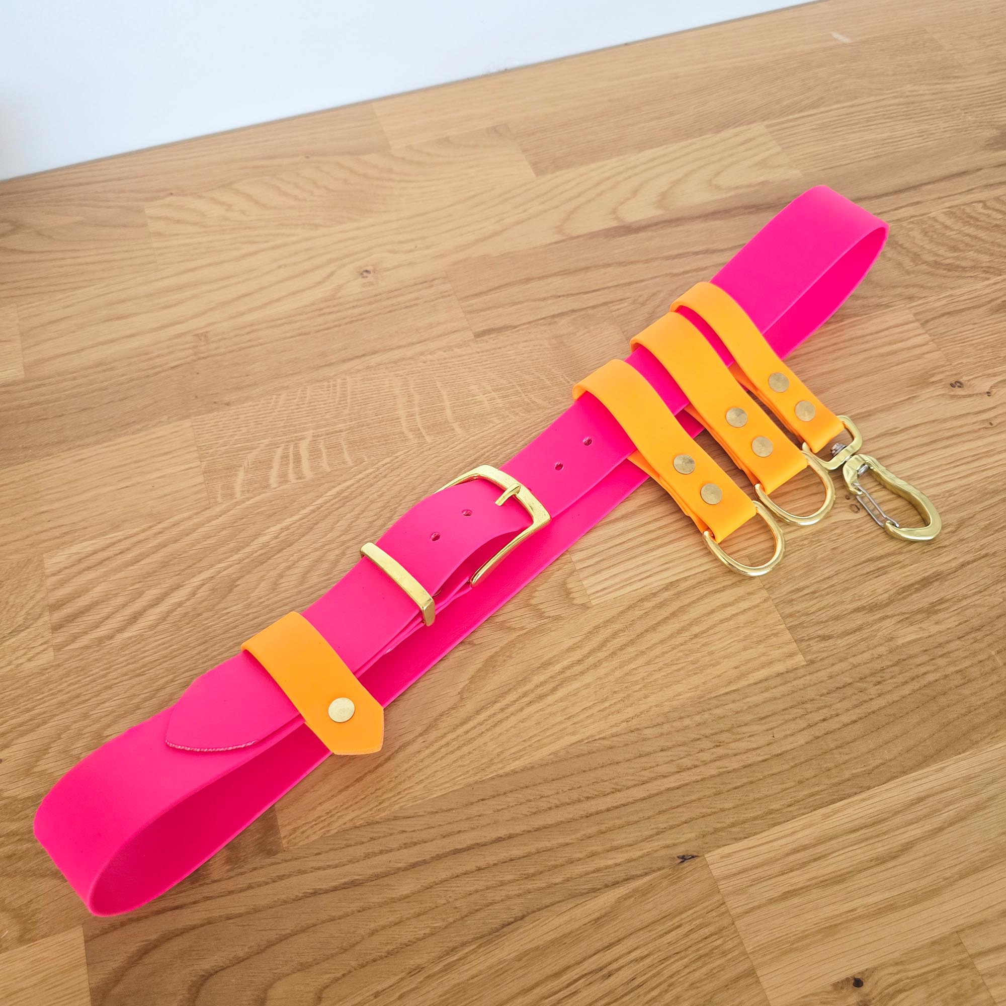 Gassigürtel Sonderfarbe Pink x Peach