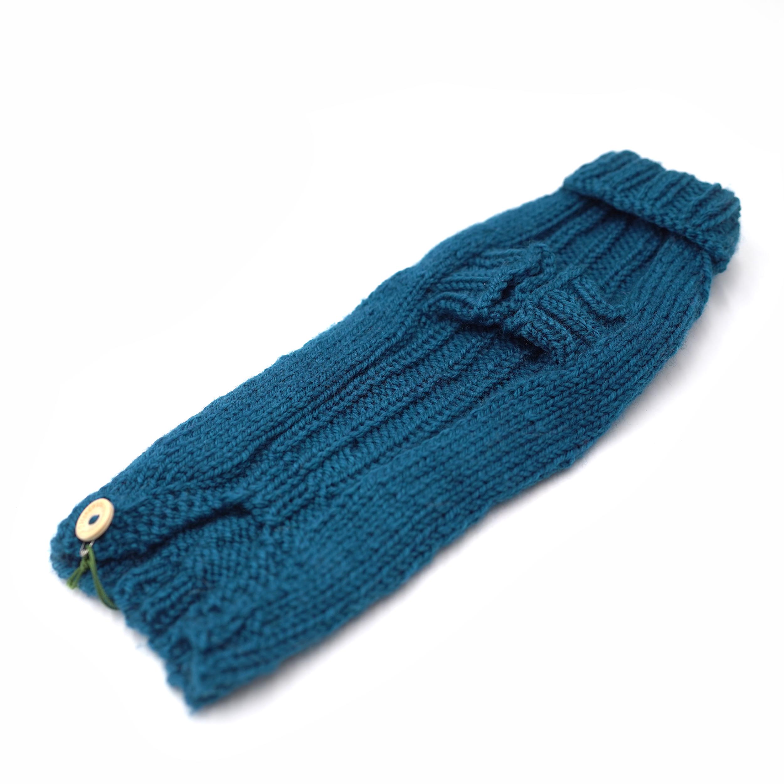 Pullover 31cm Aqua (Lang gestrickten Bauch)