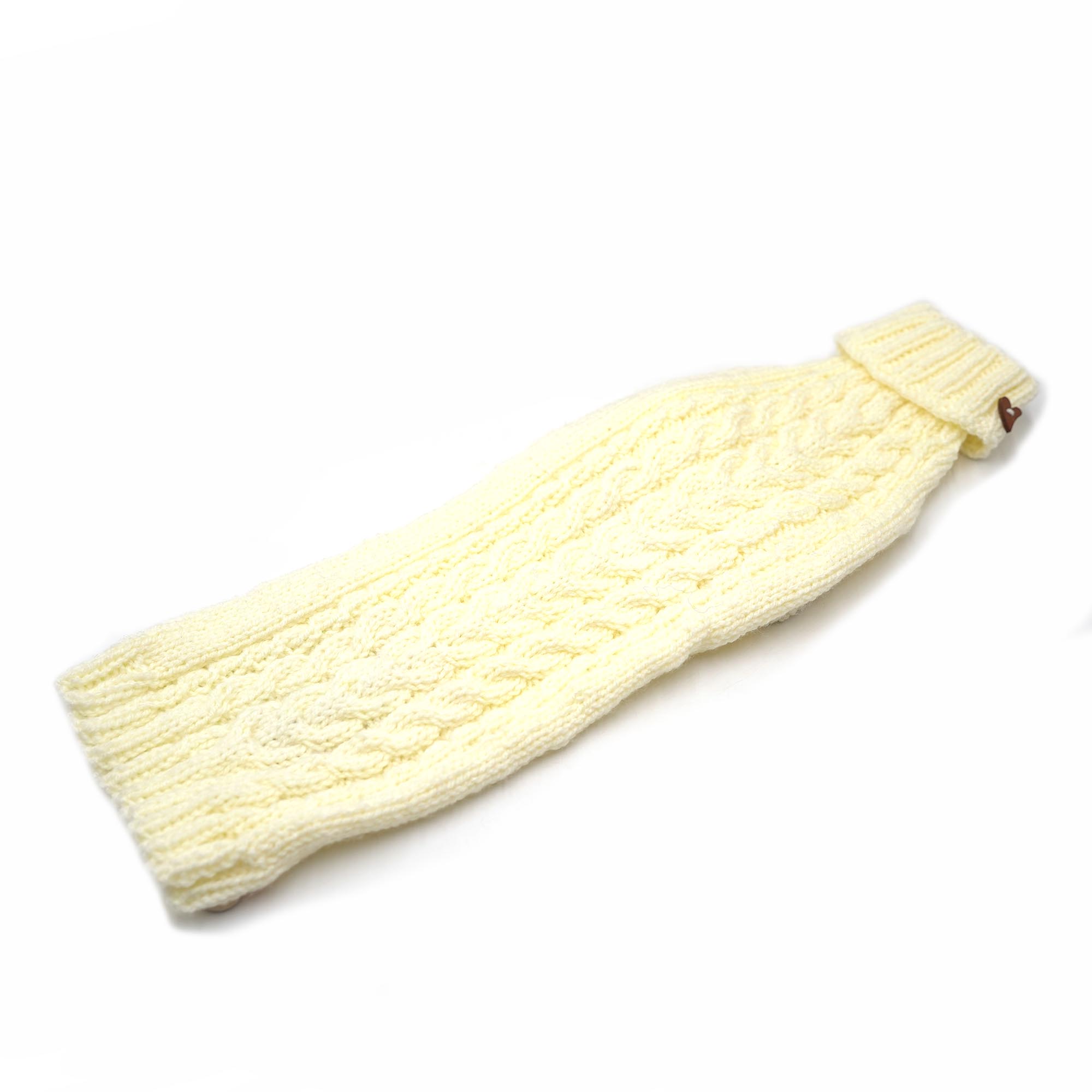 Pullover 44cm Naturweiß