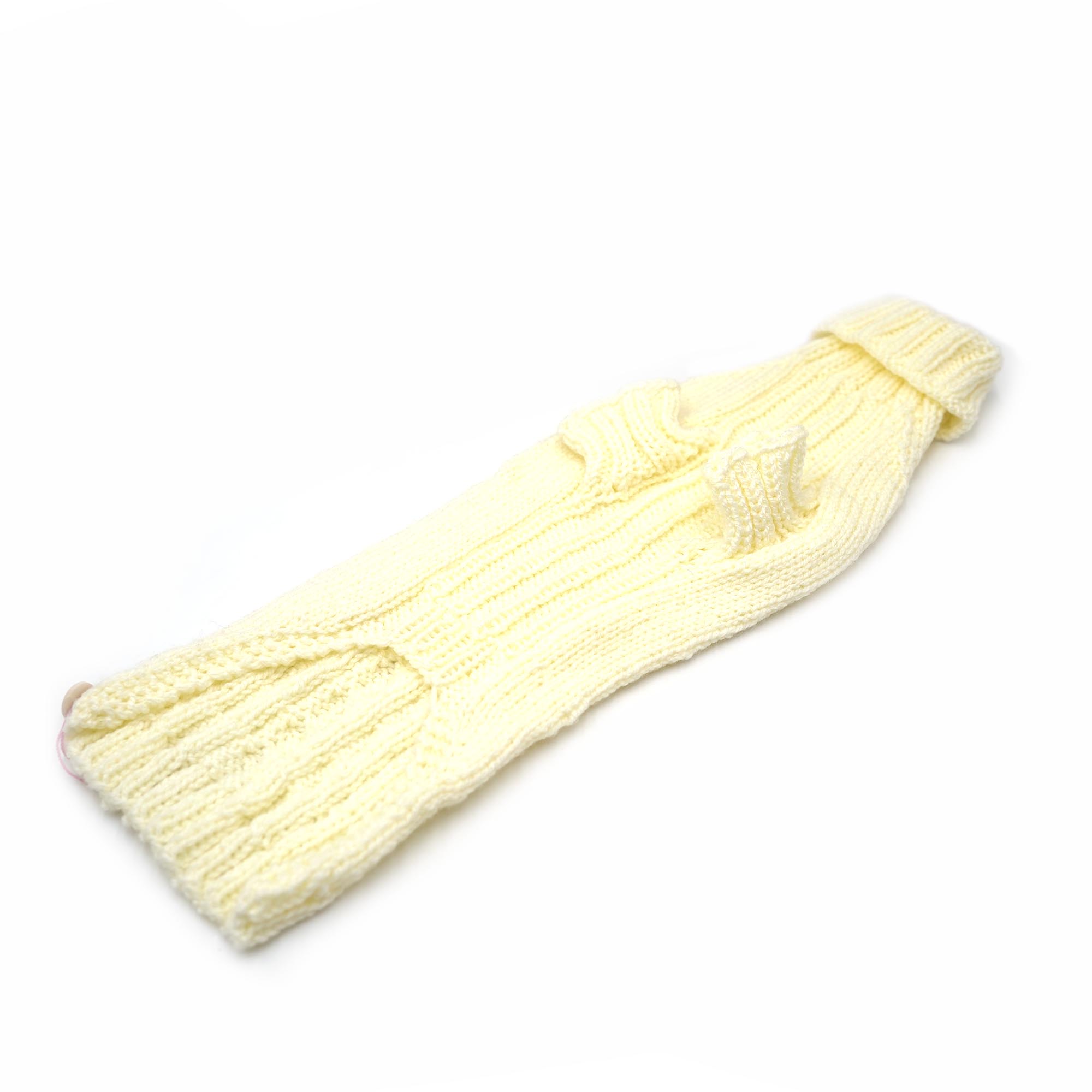 Pullover 44cm Naturweiß