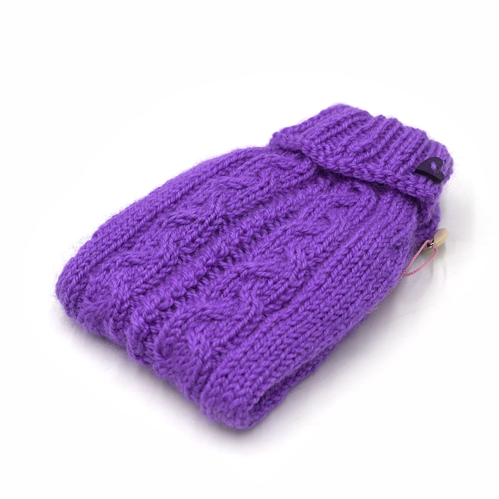 Pullover 35cm Lila (lang gestrickten Bauch)