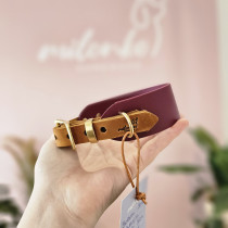 HU36-44cm Aubergine Biothanehalsband