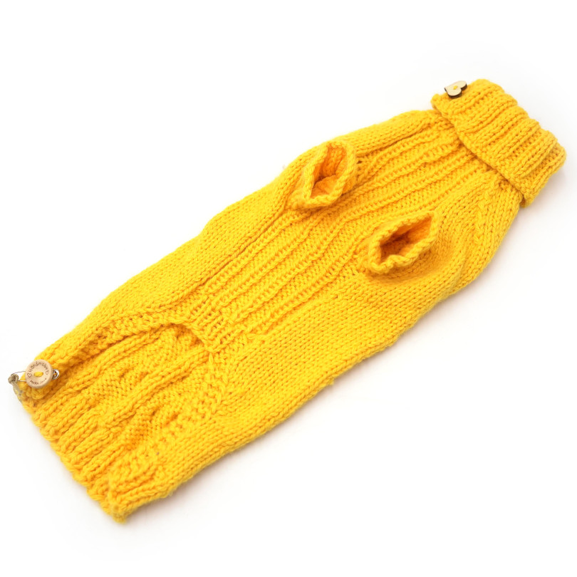 Pullover 35cm Sonnengelb