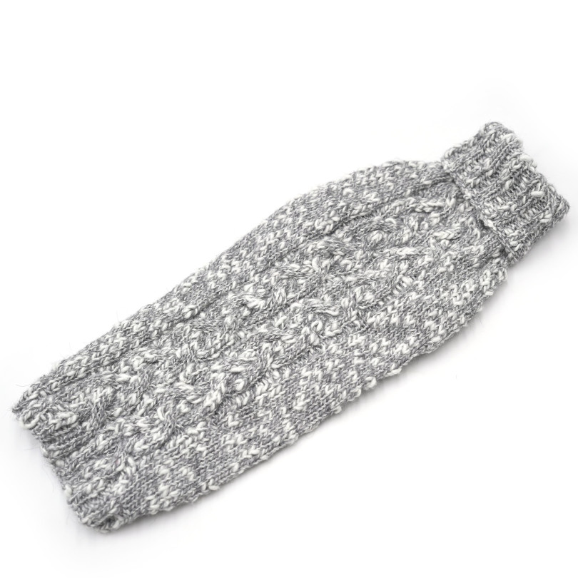 Pullover 40cm Grau x Weiß (leichter Pullover)