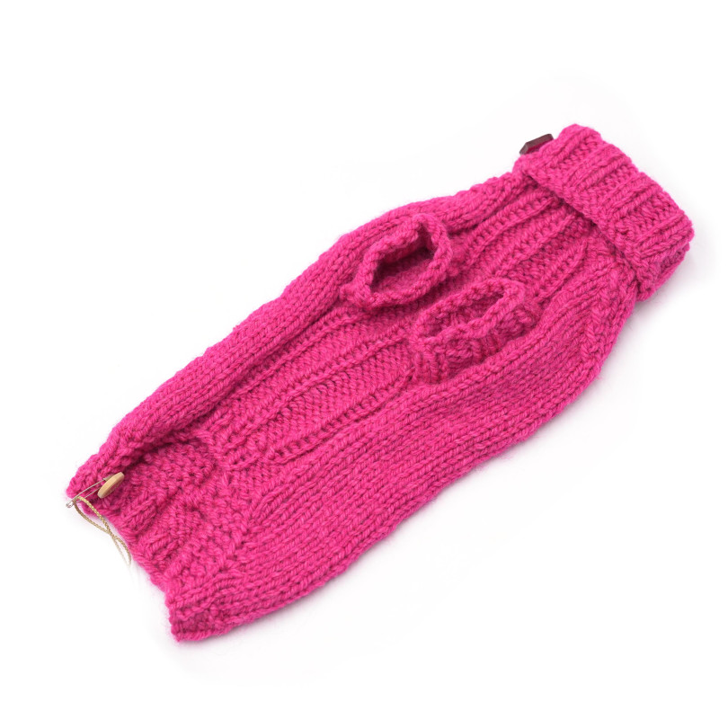 Pullover 25cm Pink (lang gestrickten Bauch)